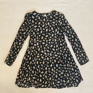 Floral Long Sleeve Casual Dress
